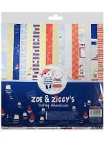 Набор бумаги для скрапбукинга 30,5х30,5 см 190 гр/м, Морские Приключения (8 двустор)