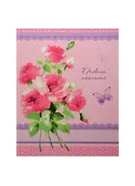 Дневник шк. "БУКЕТ РОЗ" интегр.обл., выб.УФ-лак, универс.шпаргалка, Феникс