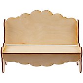 Мебель кукольная для росписи Диван-2 (2150241) (игрушка из дерева) (упаковка) - 1