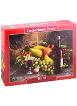 Пазл Фрукты и вино, 1000 деталей Castor Land C-104604