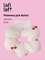 Резиночка Цветок Вишенки (текстиль) (10см) (12-2025093-27) (Lafilaf)