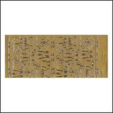 Контурные наклейки Детская одежда (1.4000) (лист) (зол.) (10х23см)