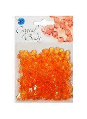 Набор бусин Кристальная игра Бабочки оранжевые (CRP099) (упаковка)