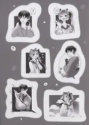 Наклейки Манга для гаджетов (винил)