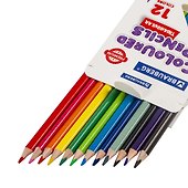 Карандаши цветные «Premium», Brauberg, 3,3 мм, 12 цветов - 1