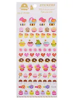 Наклейки фольгированные Капкейки SLC-08