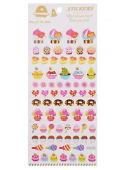 Наклейки фольгированные Капкейки SLC-08