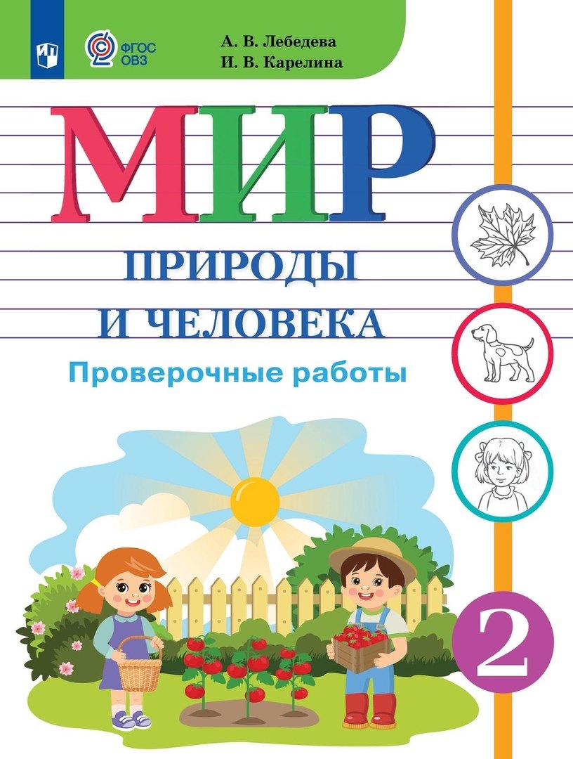 

Мир природы и человека. 2 класс. Проверочные работы. Учебное пособие (для обучающихся с интеллектуальными нарушениями)