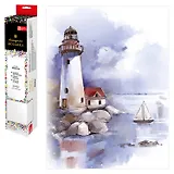 Набор для творчества. Алмазная мозаика "Утренний маяк", 30 х 40 см