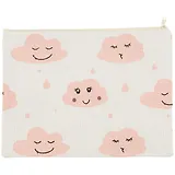 Папка для тетрадей В5 "Облака" молния, лен