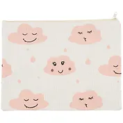 Папка для тетрадей В5 "Облака" молния, лен