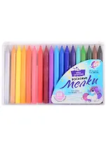 Мелки восковые на масляной основе "Волшебная палитра", 18 цветов