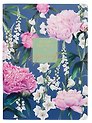 Тетрадь А4- 40л кл. "La Fleur. Spring" скрепка, карт.обл., мат.текст.ламинация, тиснение фольгой