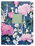Тетрадь А4- 40л кл. "La Fleur. Spring" скрепка, карт.обл., мат.текст.ламинация, тиснение фольгой - 0