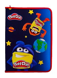 Папка для тетрадей «Play Doh» А4, пластик, на молнии с трёх сторон, Play-Doh