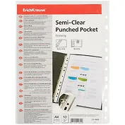 Файлы, 10 штук, Erich Krause, А4