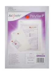 Папка-конверт А5 на кнопке, пластик повыш.прочности, вертикальная, Snopake