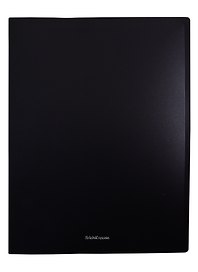 Папка 2кольца A4 "Matt Classic" 24мм, пластик, черный, Erich Krause