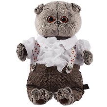 Игрушка мягкая Budi Basa, Басик-романтик (25 см) (Ks25-094)