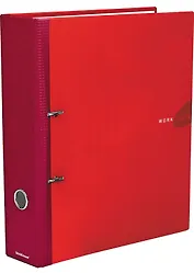 Папка архивная 70мм А4 "WORK INSIDE", ламинат., бургунди, Erich Krause