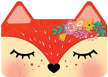 Открытка Конверт для денег С Днем рождения! Лиса [РА224-0039]