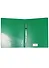 Папка-скоросшиватель "Hor Lines" пластик 0,7мм, зеленая - 1