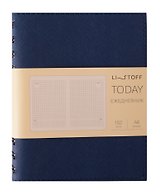 Ежедневник недат. А6 152л "Today" деним, иск.кожа, интегр.переплет, тонир.блок, евроспираль, инд.уп