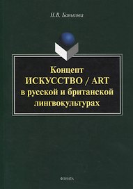 Концепт «искусство» / “art” в русской и британской лингвокультурах : монография