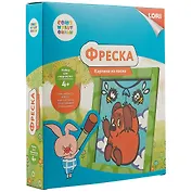 Набор для творчества LORI Фреска. Картина из песка. Союзмультфильм Винни-Пух