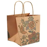 Подарочный пакет для цветов в горшке, 16 х 14 х 16 см