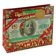 Пакет ламинат ML Денежка цвет.тиснение 819522 (Сима-ленд)