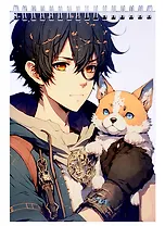 Блокнот А5 60л кл. "Аниме для мальчиков" спираль