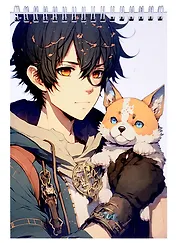 Блокнот А5 60л кл. "Аниме для мальчиков" спираль