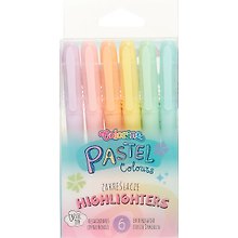 Текстовыделители «Pastel» 6 цветов, Colorino
