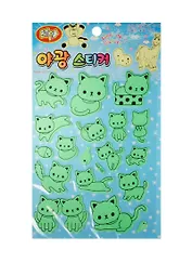 Набор светящихся наклеек AAA-020 Коты (11-01488-AAA-020)