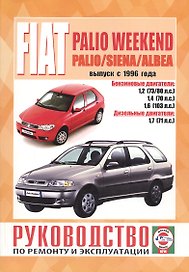 Fiat Palio Weekend / Palio / Siena / Albea. Выпуск с 1996 года. Руководство по ремонту и эксплуатации. Бензиновые и дизельные двигатели