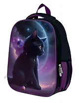 Ранец ERGONOMIC LIGHT 2 "КОСМОКОТИК" 2 отд., 38*29*19см, жестк. каркас, с брелком