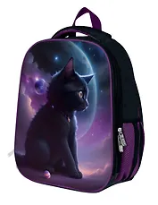 Ранец ERGONOMIC LIGHT 2 "КОСМОКОТИК" 2 отд., 38*29*19см, жестк. каркас, с брелком