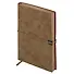 Ежедневник дат. 2026г. А5 176л "Тиволи глосс" бежевый, кожзам, мягк. переплет, застёжка-резинка, блинт.тиснение, офсет, справ.мат-лы, ляссе, инд.уп - 2