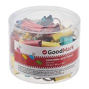 Зажимы для бумаг GoodMark, 19 мм, 40 штук, цветные