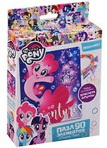 Пазл-мини, Оригами, My little pony Movie. Пинки Пай 90л., (176х210)+браслетик в подарок 03409