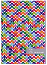 Блокнот А5 40 листов клетка "Цветная фактура"