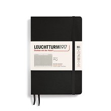 Записная книжка B6+ 61л кл. "Classic" мягк.обл., цвет черный, Leuchtturm1917