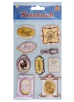 Наклейки 3D, бумажные Париж