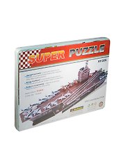 Конструктор 3D Военный корабль (XY-205) (124381) (34х10х24см) (Super Puzzle)