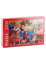 Пазл 2000 эл. Игривые щенки Ф2000-3699