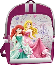 Рюкзак школьный "Принцессы" 34*27,5*10см, мягкая спинка, Disney