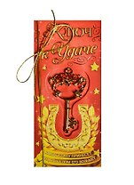 Ключ на открытке Удача (4,3 х 8 см) (827494)