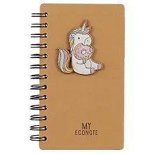 Записная книжка «My econote. Единорог с пончиком», 200 страниц