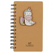 Записная книжка «My econote. Единорог с пончиком», 200 страниц